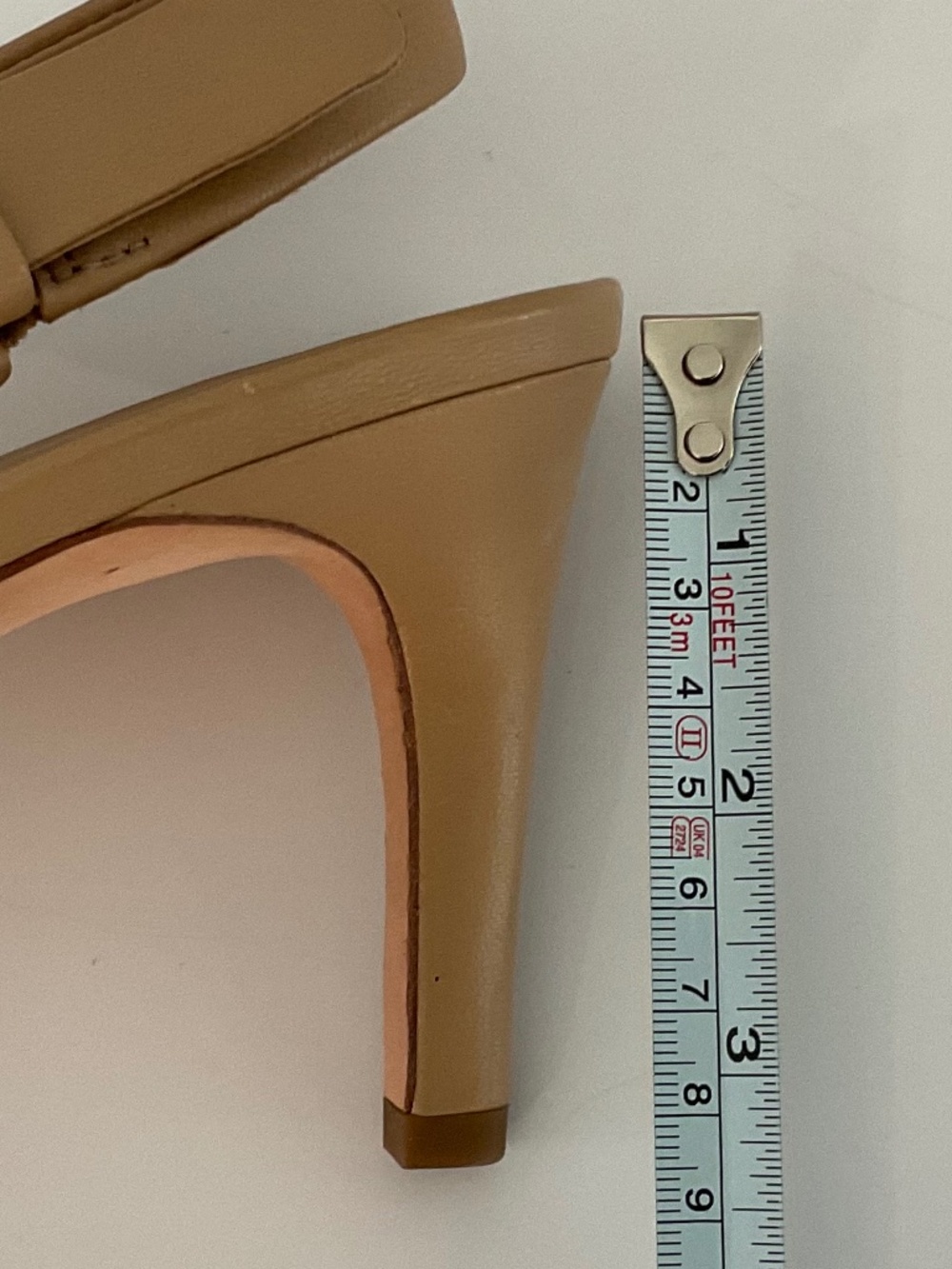 VINCE Leather Heels in Cappuccino Size 7 LIKE NEW - Picture 11 of 13
